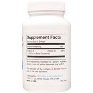 Beta Carotene Vitamin A 25,000 IU