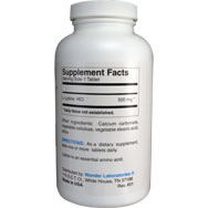 L-Lysine 500 mg | Free-Form Amino Acid