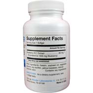 Blueberry Extract | Equivalent to 1500 mg Blueberry