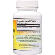 Methylcobalamin Vitamin B12 5000 mcg | Sublingual