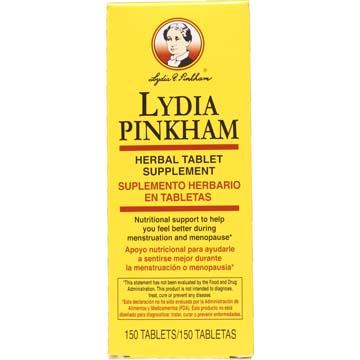 Lydia Pinkham Herbal Tablet Supplement w/ Black Cohosh