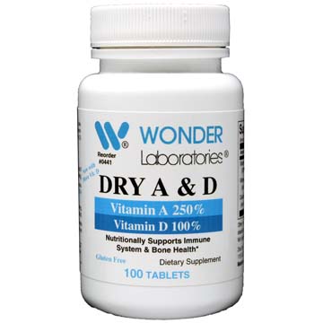 Dry Vitamin A & Vitamin D | Non-Oily-Dry