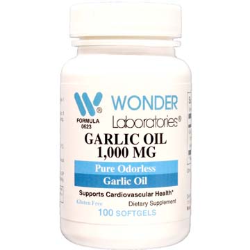 Garlic Oil 1000 mg | Pure Odorless Garlic Oil