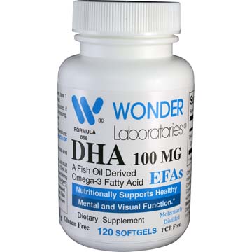 Omega 3 Fatty Acids DHA 100 mg Fish Oil