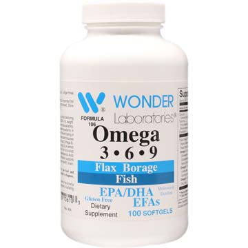 Omega 3·6·9 Flax Borage Fish Oils - EPA/DHA