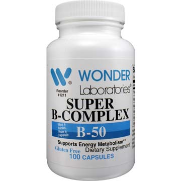 Super B-Complex B-50 Vitamins
