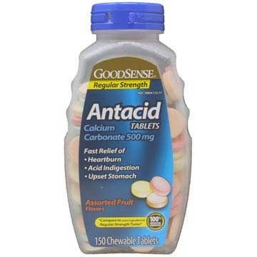 Antacid Tablets - Regular Strength - Assorted Fruit Flavor