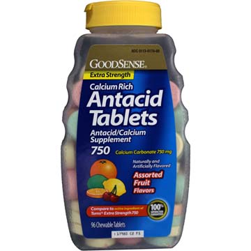 Antacid Tablets - Extra Strength Calcium Rich - Fruit Flavor