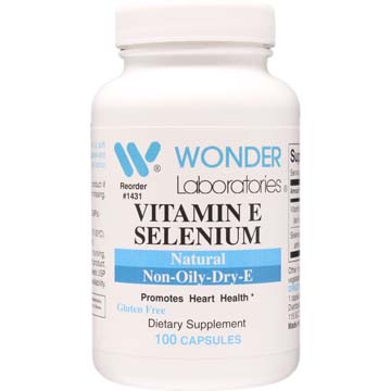 Vitamin E Selenium | Natural Non-Oily-Dry-E