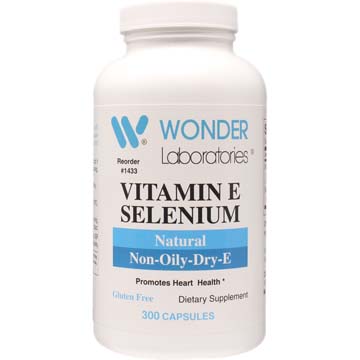 Vitamin E Selenium | Natural Non-Oily-Dry-E