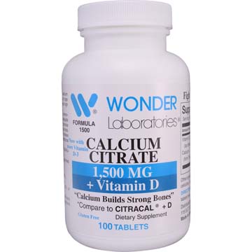 Calcium Citrate 1500 mg + Vitamin D