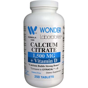 Calcium Citrate 1500 mg + Vitamin D