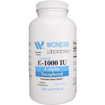 Natural E-1000 IU | d-alpha Tocopherol