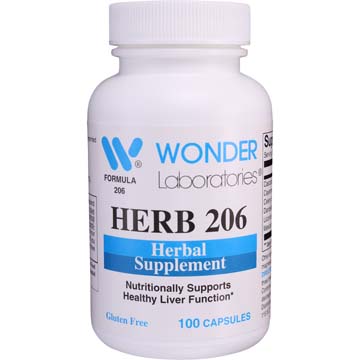 Herb 206 | Herbal Supplement for Healthy Liver Function