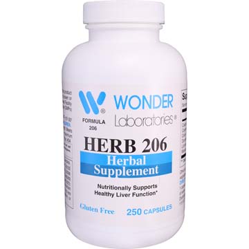 Herb 206 | Herbal Supplement for Healthy Liver Function