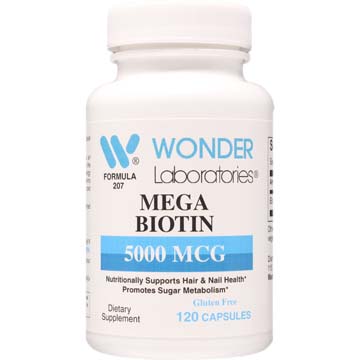 Mega Biotin 5000 mcg | Vitamin B-7