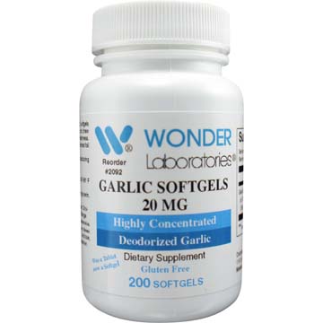 Garlic Softgels Odor Free