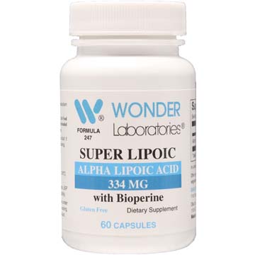 Super Lipoic | Alpha Lipoic Acid - 334mg w/ BioPerine®