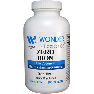 Zero Iron Multi Vitamin-Mineral