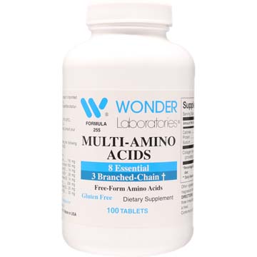 Multi-Amino Acids | 8 Essential - 3 Branched-Chain