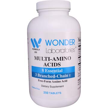 Multi-Amino Acids | 8 Essential - 3 Branched-Chain