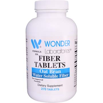 Fiber Tablets | Oat Bran Water Soluble Fiber