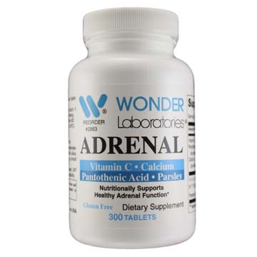 Adrenal w/ Vitamin C, Calcium, Pantothenic Acid and Parsley