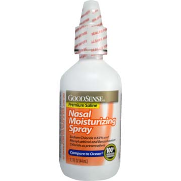 Nasal Moisturizing Spray - Premium Saline by GoodSense