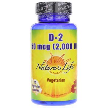 D-2 2000 IU | Vegetarian Form of Vitamin-D
