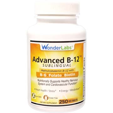 Advanced Sublingual B12 with Folate, B6 & Biotin