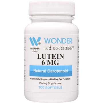 Lutein 6 mg | Natural Carotenoid for Vision Health