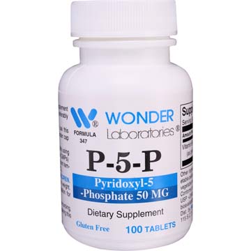 P-5-P (Pyridoxyl-5-Phosphate 50 mg) | Healthy Nervous System Support