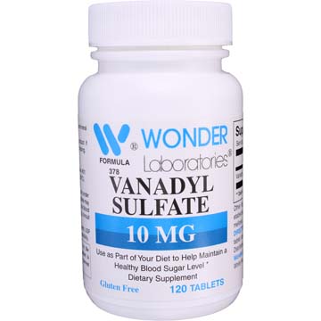 Vanadyl Sulfate 10 mg