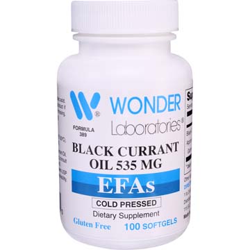 Black Currant Oil 535 mg | EFAs - Cold Pressed