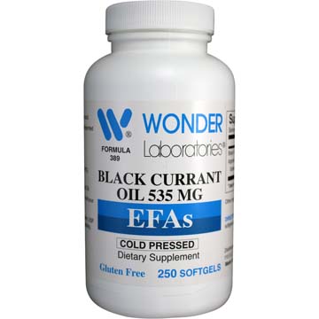 Black Currant Oil 535 mg | EFAs - Cold Pressed