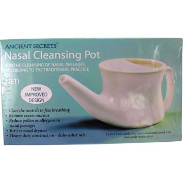 Neti Pot Nasal Cleansing Pot by Ancient Secrets