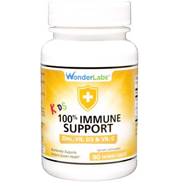 Kids 100 Immune Support<br>Chewable Tablets