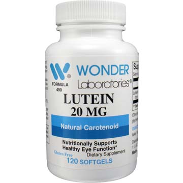Lutein 20 mg | Natural Carotenoid for Vision Support