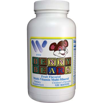 Benny Bears Fruit Flavored Chewable Multi-Vitamin & Mineral