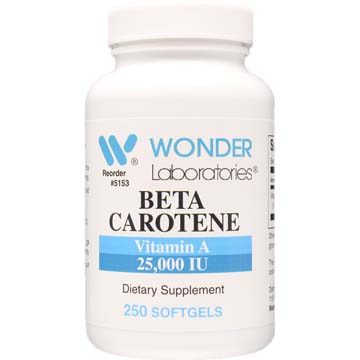 Beta Carotene Vitamin A 25,000 IU