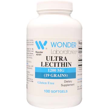 Ultra Lecithin 1200 mg (19 grains) | Soy Lecithin