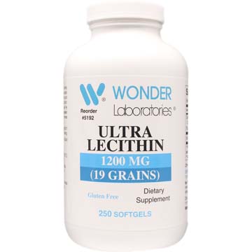 Ultra Lecithin 1200 mg (19 grains) | Soy Lecithin
