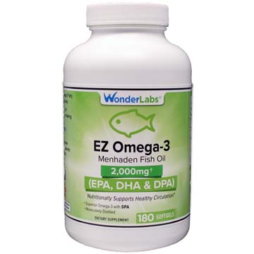 Menhaden Fish Oil Omega-3 2000 mg |  DPA + EPA + DHA