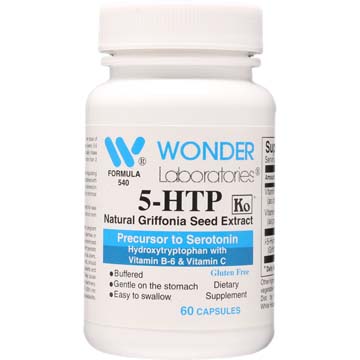 5-HTP | Natural Griffonia Seed Extract + Vitamin C and B-6