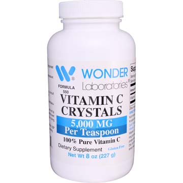 Vitamin C Crystals | 5000 mg Per Teaspoon
