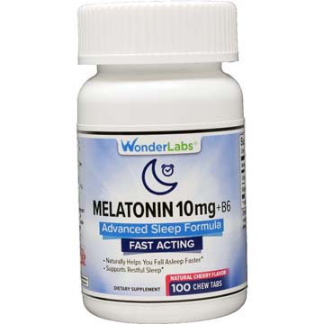 Chewable Melatonin 10 mg plus B6