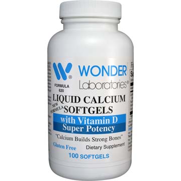 Liquid Calcium Softgels | w/ Vitamin D Super Potency