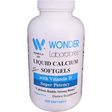 Liquid Calcium Softgels | w/ Vitamin D Super Potency