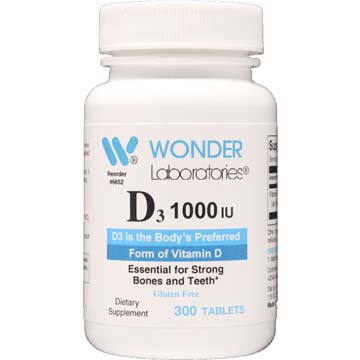 Vitamin D3 1000 IU | Non-Oily Dry