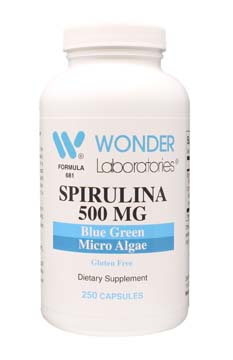 Spirulina 500 mg | Blue Green Micro Algae